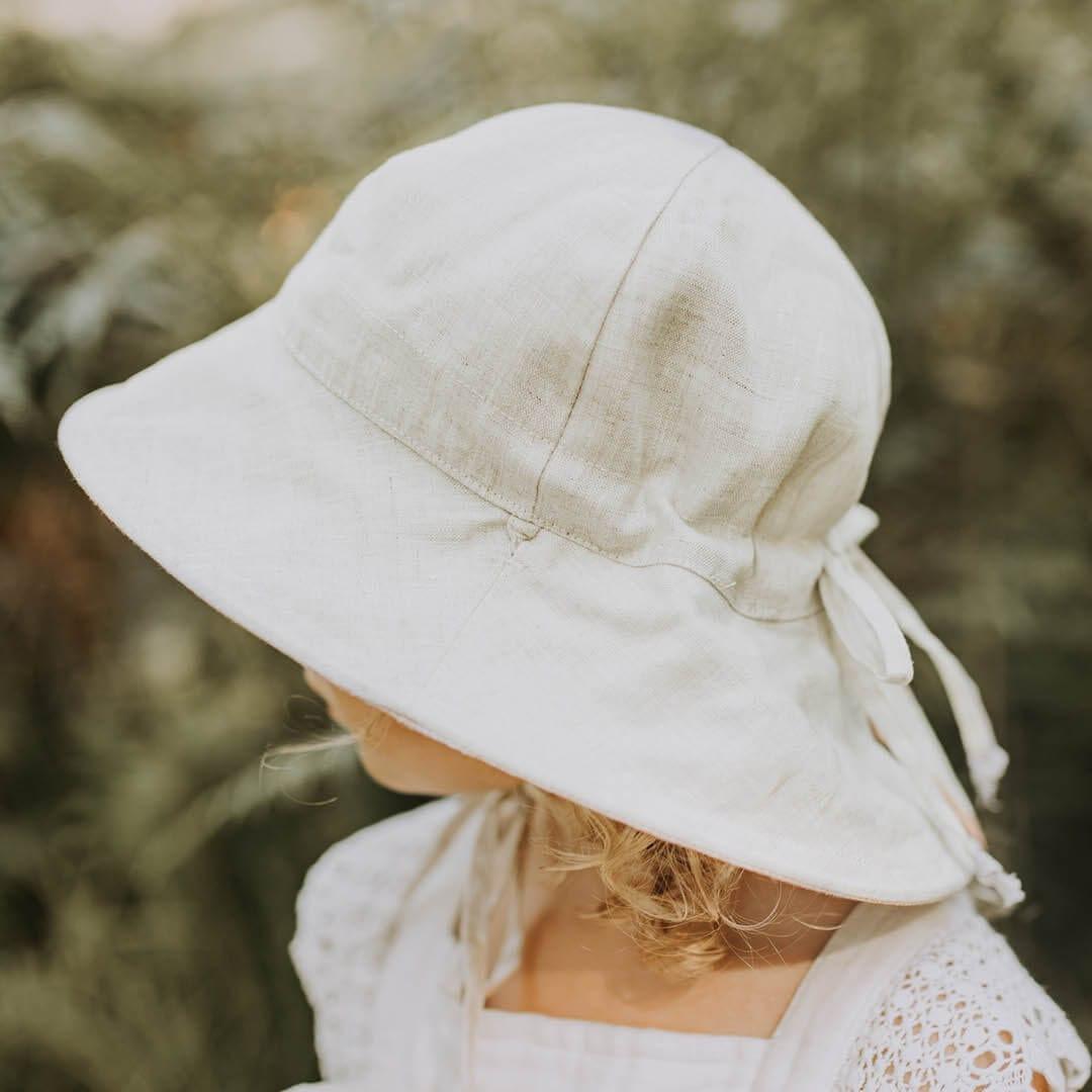 Bedhead Heritage Reversible Bucket Hat Florence/Flax S