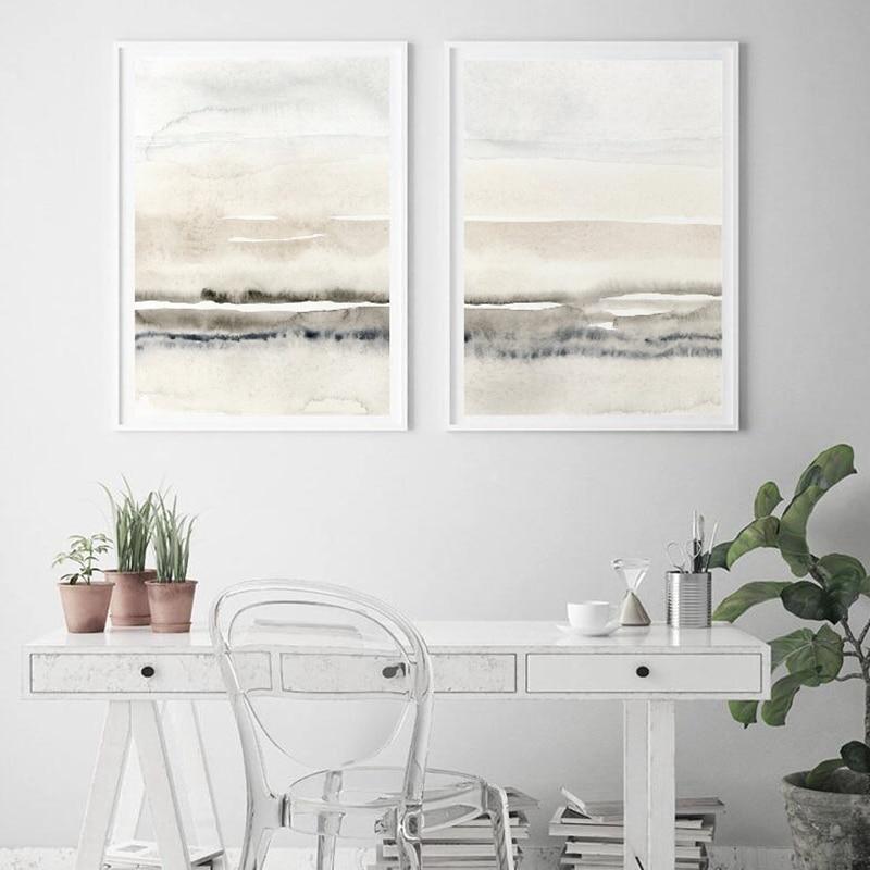 Nordic Watercolor Canvas Prints