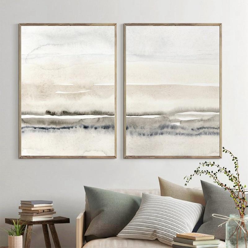 Nordic Watercolor Canvas Prints