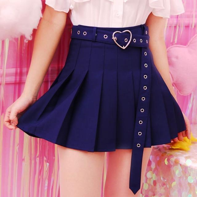 1 Sets of Belted Heart Skirt
