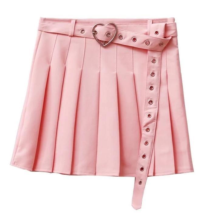 1 Sets of Belted Heart Skirt