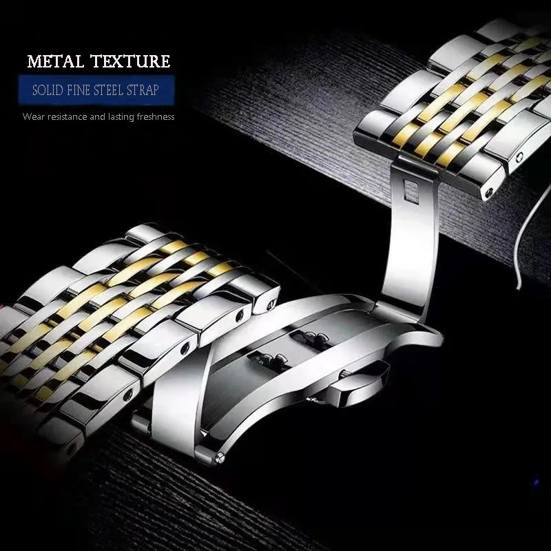 Veile Studios Waterproof Luminous Double Calendar Men's Wrist Watch Jewelry
