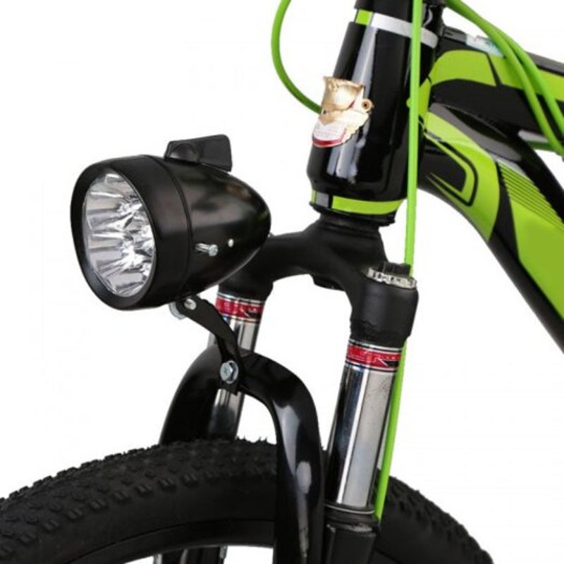 Bicycle Headlights 7Led Retro Front Lighting Black