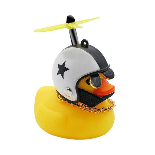 Bicycle Lights Bell Cute Little Yellow Duck Handlebar Horn Lamp 02