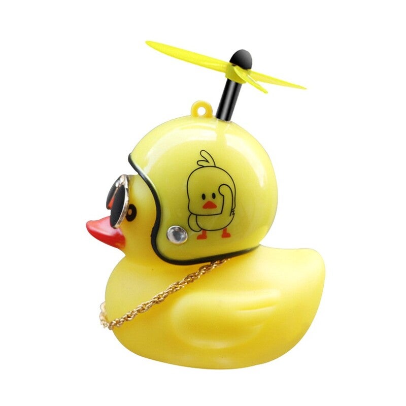 Bicycle Lights Bell Cute Little Yellow Duck Handlebar Horn Lamp 06