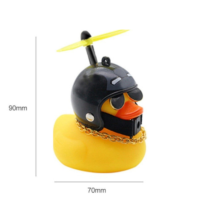 Bicycle Lights Bell Cute Little Yellow Duck Handlebar Horn Lamp 05