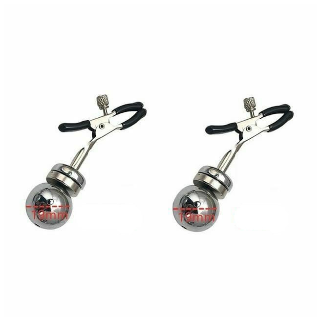 Big Metal Mag - Net Weight Nipple Clamps Bdsm Restraints Torture Play