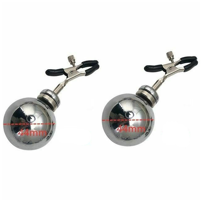 Big Metal Mag - Net Weight Nipple Clamps Bdsm Restraints Torture Play