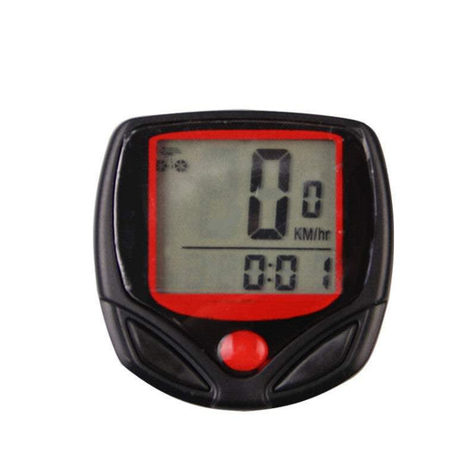 Bike Accessories Bicycle Computer Odometer Speedometer Lcd Waterproof 14 Functions