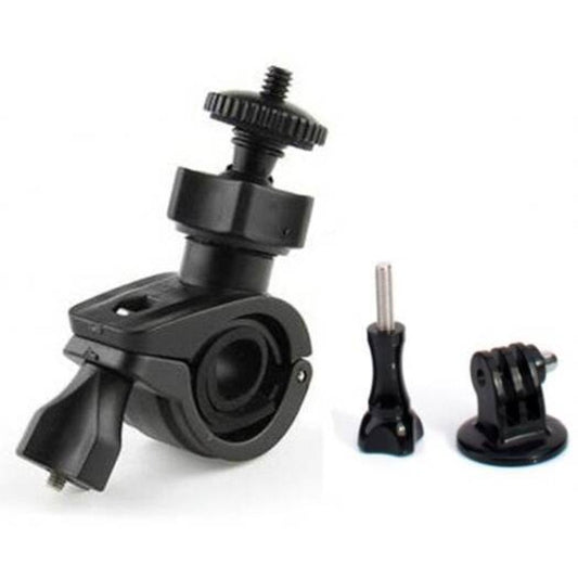 Bike Bicycle Handlebar Mount Holder Long Screw Adapter Black