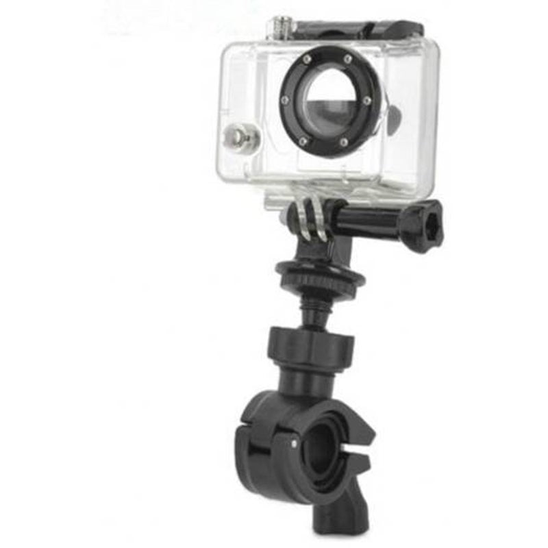 Bike Bicycle Handlebar Mount Holder Long Screw Adapter Black