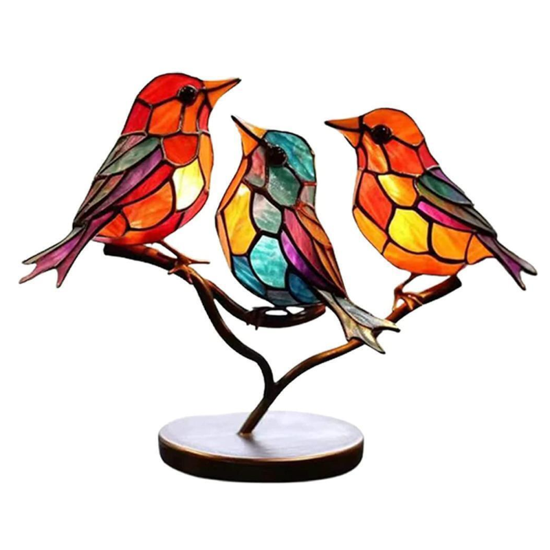 Birds On Branch Desktop Ornaments Home Decor For Bedroom Living Room And Office