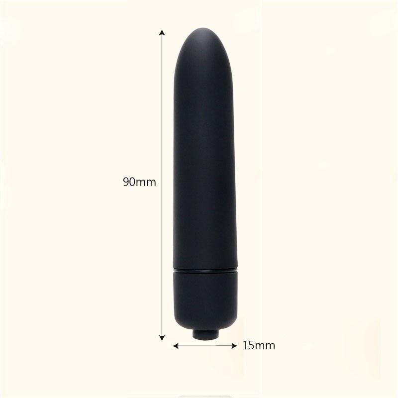 Powerful Black Mini G Spot Vibrator 10 Speeds Waterproof
