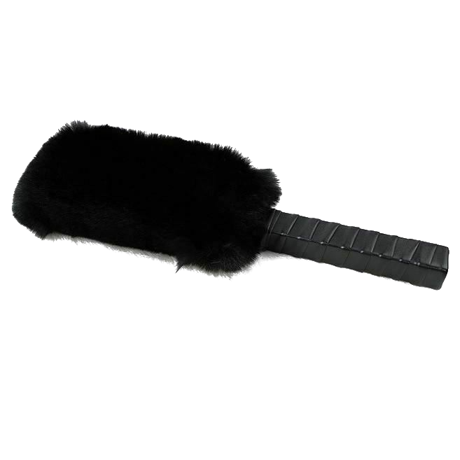 Black / Red White Purple Fur Paddle Bdsm Impact Play Spanking Fetish Kink