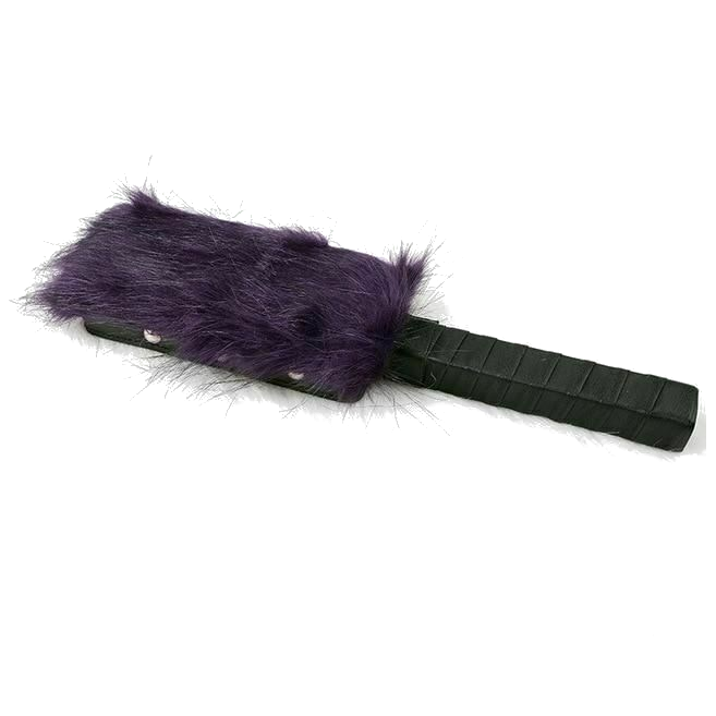 Black / Red White Purple Fur Paddle Bdsm Impact Play Spanking Fetish Kink