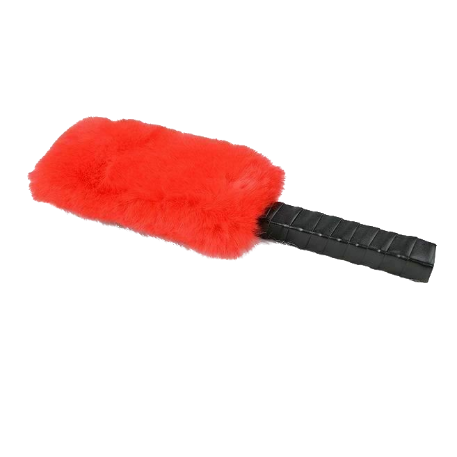 Black / Red White Purple Fur Paddle Bdsm Impact Play Spanking Fetish Kink