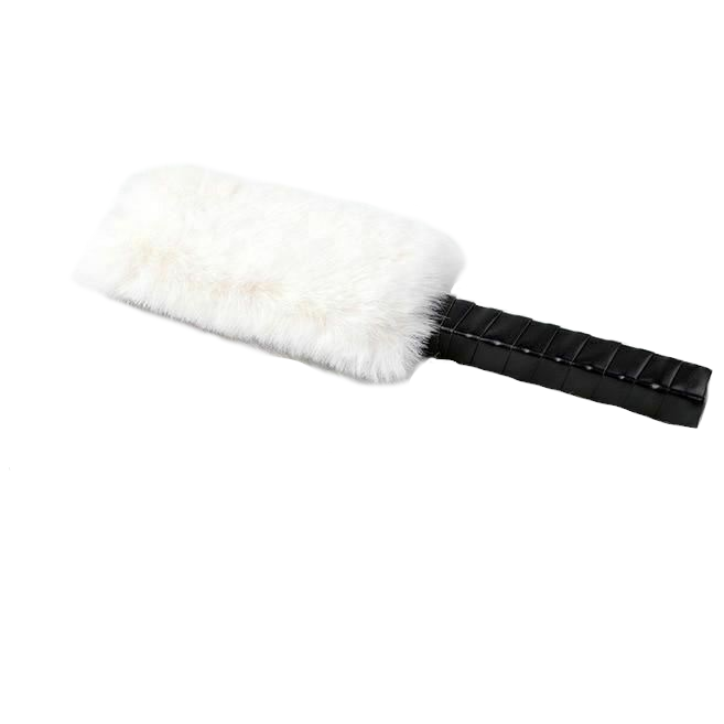 Black / Red White Purple Fur Paddle Bdsm Impact Play Spanking Fetish Kink