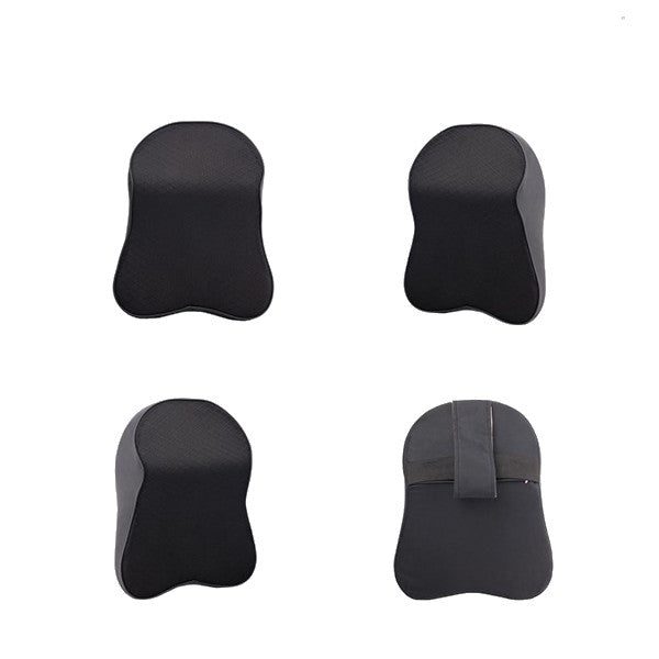 Black Car Neck Pillow 3D Memory Foam Head Rest Cushion Support
