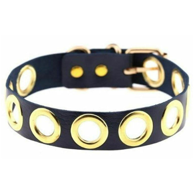Black Collar Choker Slave Submissive Bondage Kink Fetish Restraint