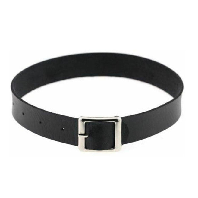 Black Collar Choker Slave Submissive Bondage Kink Fetish Restraint