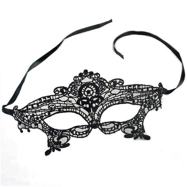 Black Lace Sexy Erotic Eye Mask Cosplay Bondage Kink Bdsm Fetish Restraints