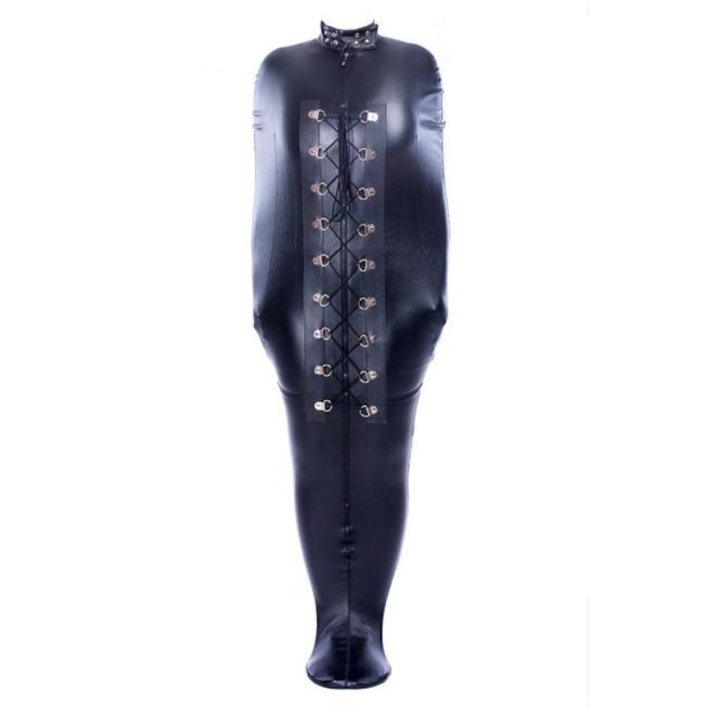 Black Mummification Bdsm Restraints Sleeping Body Bag Sack Straitjacket