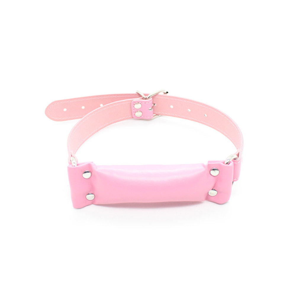 Black Pink Bit Pet Play Pony Horse Puppy Mouth Gag Bondage Bdsm Restraints