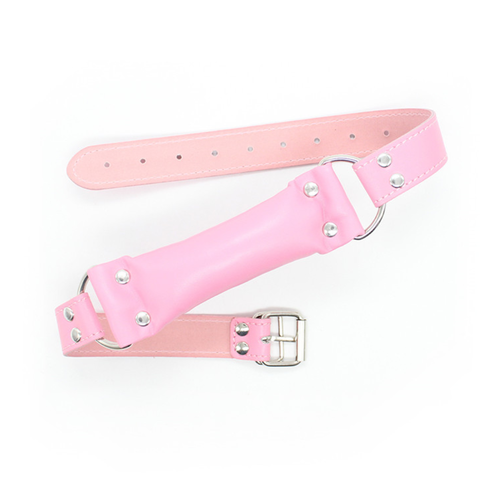 Black Pink Bit Pet Play Pony Horse Puppy Mouth Gag Bondage Bdsm Restraints