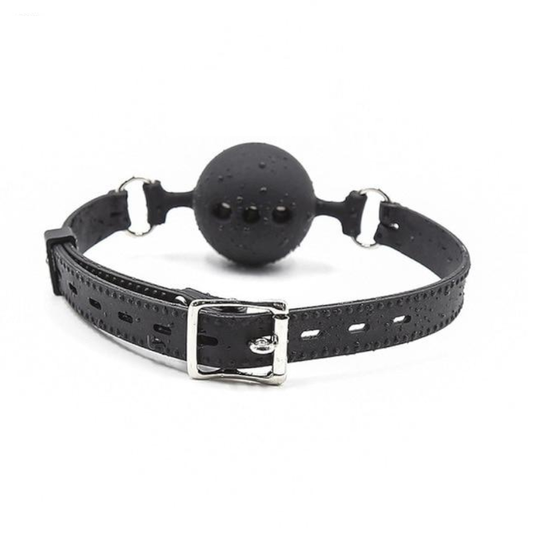 Black Pink Red Breathable Silicone Ball Gag Bdsm Bondage Restraints