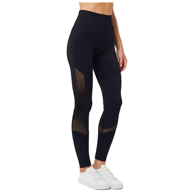 Black / Pink Yoga Leggings High Rise Tummy Control Gym Fitness Workout