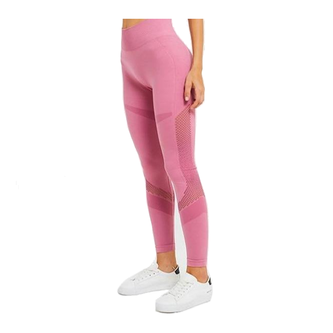 Black / Pink Yoga Leggings High Rise Tummy Control Gym Fitness Workout