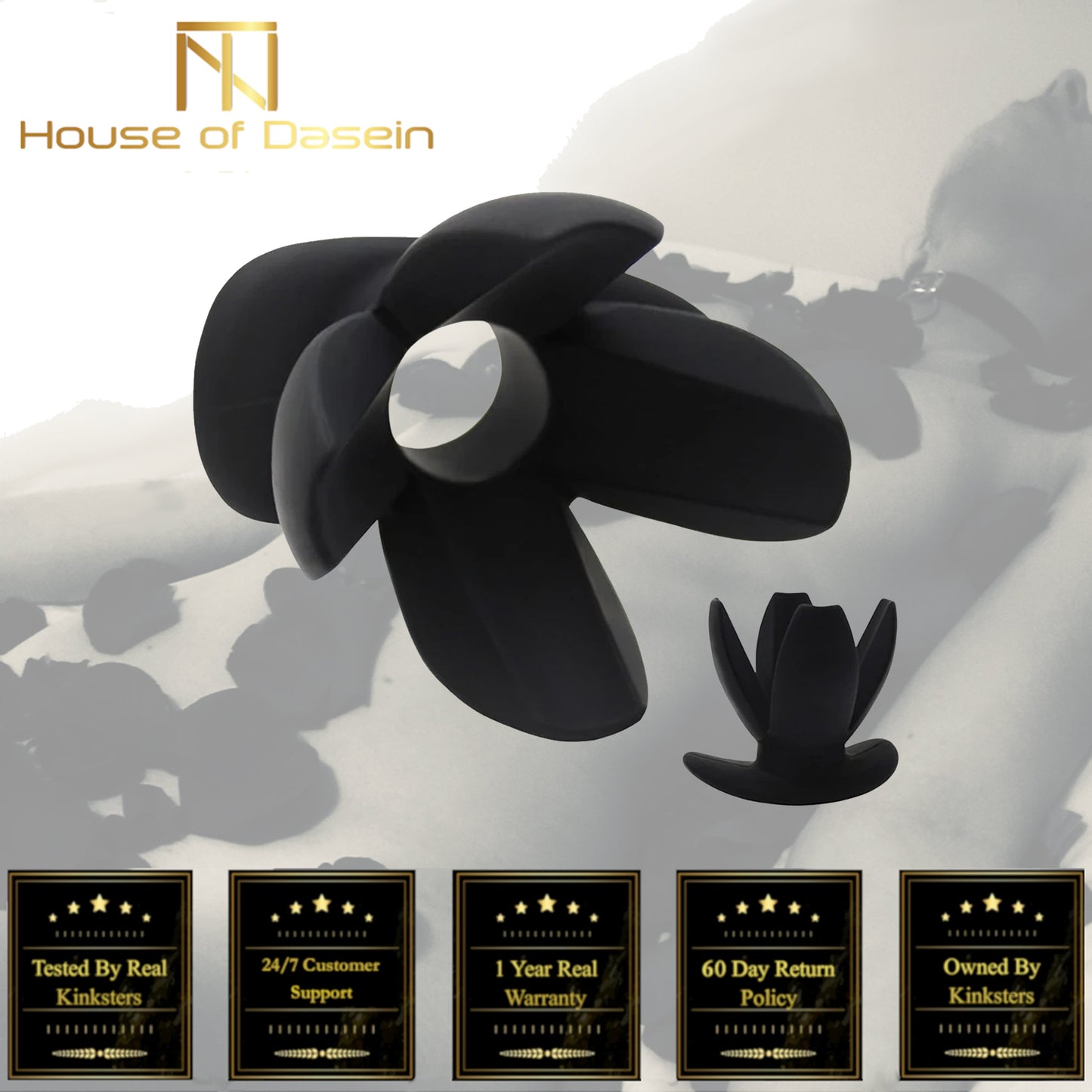 Black Anal Plug Spreader Silicone Butt Dilator Speculum Bdsm Medical Fetish