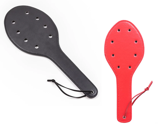 Black Or Red Spanking Paddle Holes Impact Play Fetish Sex Whip Bdsm Kink