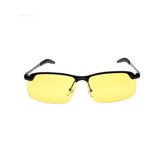 Black Frame Night Driving Anti Glare Glasses Polarized Uv400 Sunglasses Rainy Driver Safety