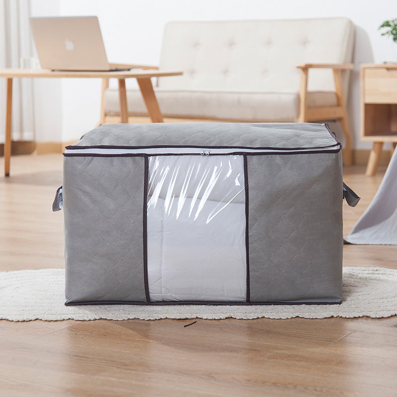 Blanket Quilt Storage Organiser Wardrobe Closet Organizer Bag Sock Toy Sundries