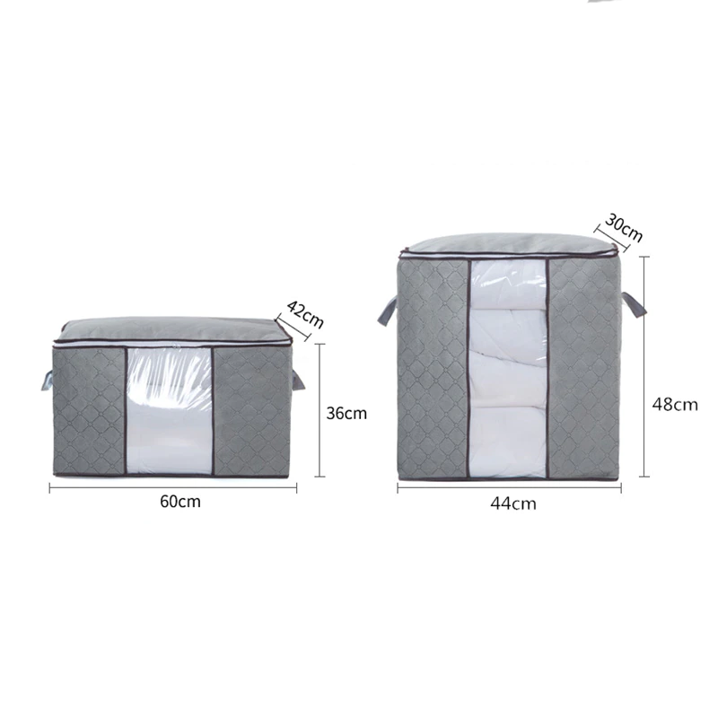 Blanket Quilt Storage Organiser Wardrobe Closet Organizer Bag Sock Toy Sundries