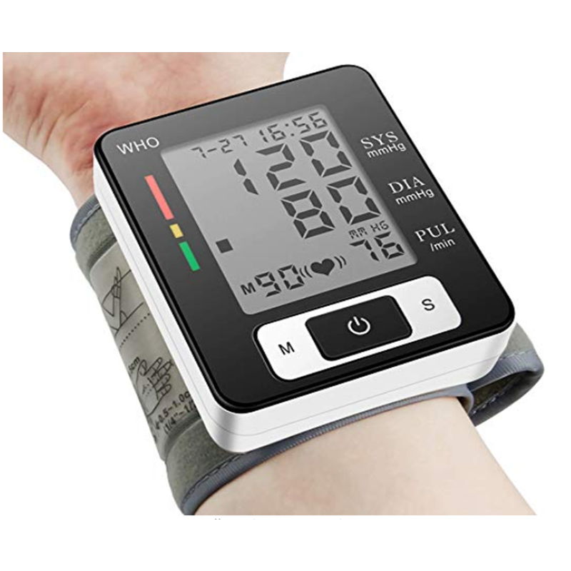 Blood Pressure Monitor Portable Care Electronic Watch With Wristband Automatic