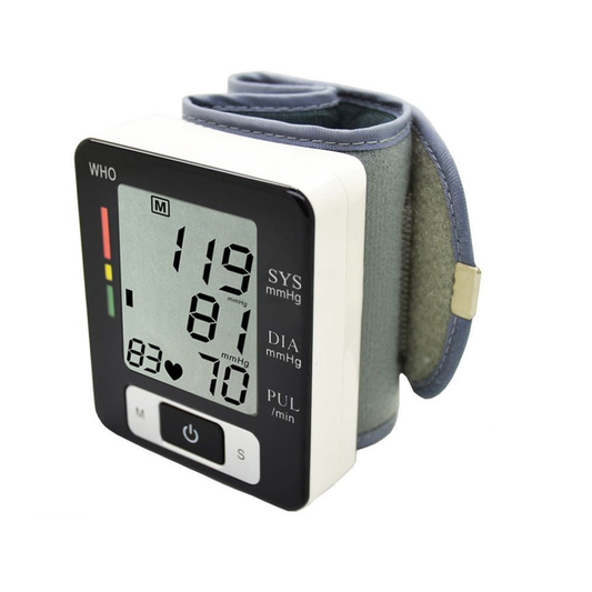 Blood Pressure Monitor Portable Care Electronic Watch With Wristband Automatic