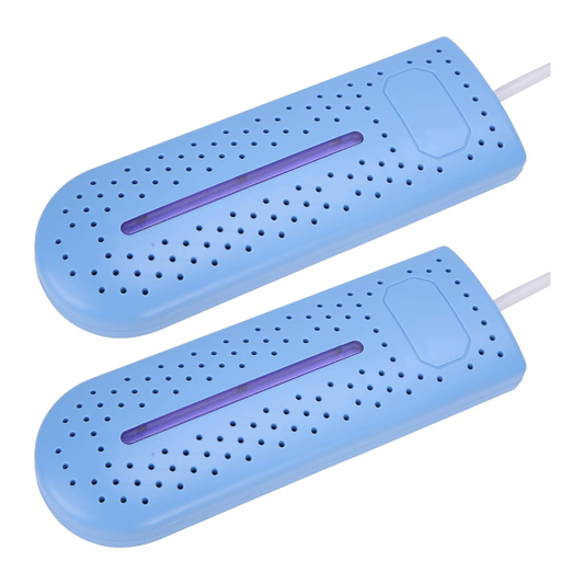 Blue Usb Shoe Dryer & Deodorizer Constant Temperature Electric Boot Warmer With Uv Sanitizer