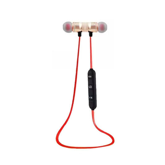 Bluetooth 4.2 Headset Wireless Sports Running In Ear True Stereo Magnetic Hanging Neck Earplugs Gold
