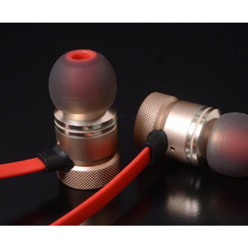 Bluetooth 4.2 Headset Wireless Sports Running In Ear True Stereo Magnetic Hanging Neck Earplugs Gold