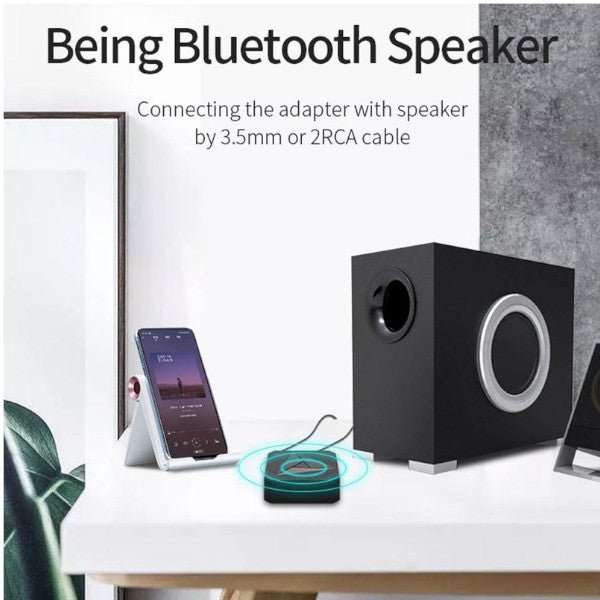 Bluetooth 5.0 Rca Audio Receiver Wireless Transmitter Low Latency Adapter For Tv Watching Pc Home Stereo