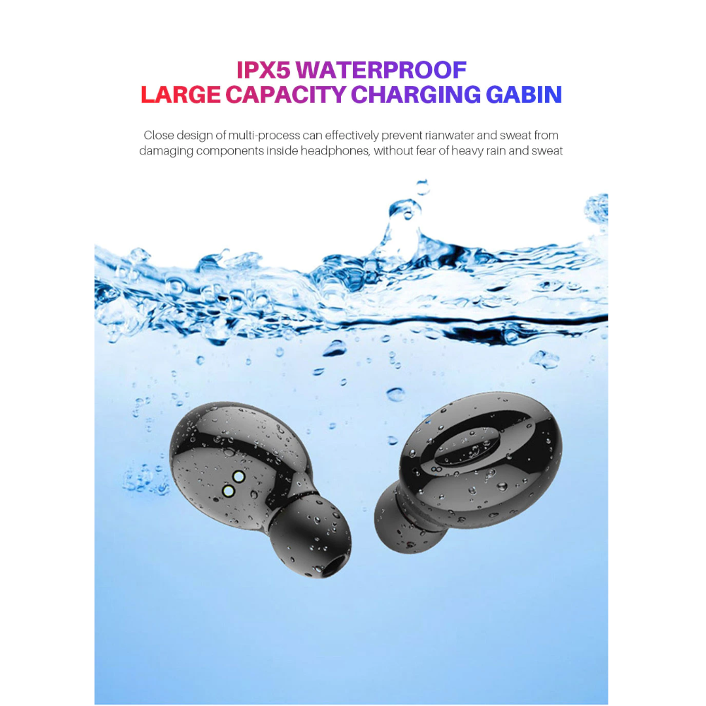 Bluetooth Headset Binaural Call With Charging 5.0 Sports In Ear Earphones