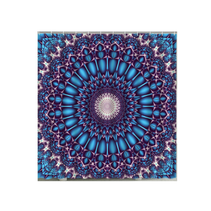 Boho Mandala Colourful Waterproof Shower Curtain Bathroom Decor