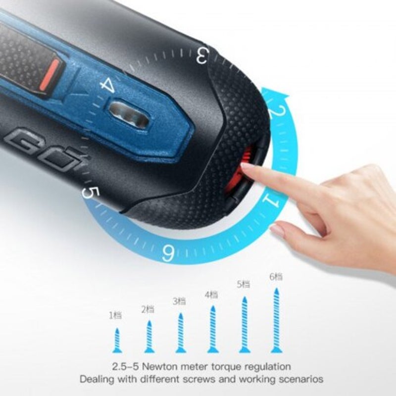 Bosch Go Rechargeable 3.6V Smart Cordless Screwdriver Modes Torques Tool Kits