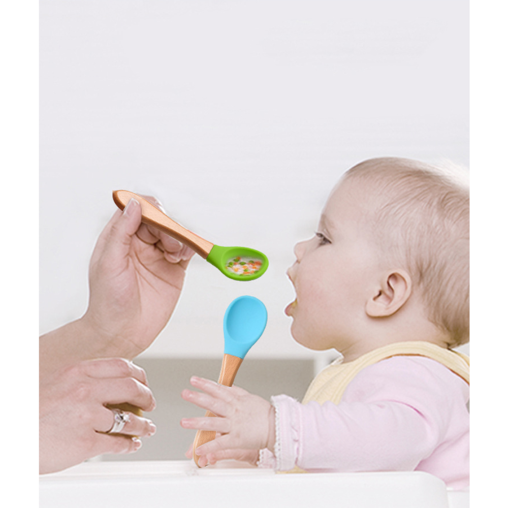 Silicone Little One Feeding Bowl Tableware For Kids Waterproof Suction With Spoon