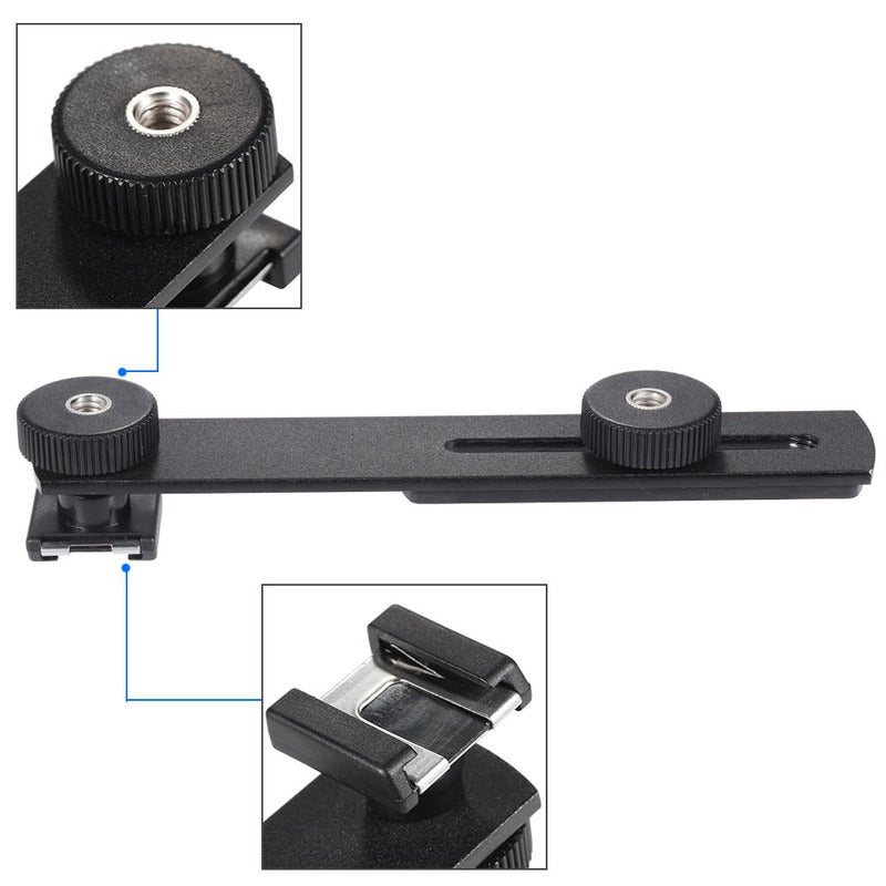 By-C01 Aluminium Alloy Universal Bracket Additional Cold-Shoe 1/4" Screw Mount