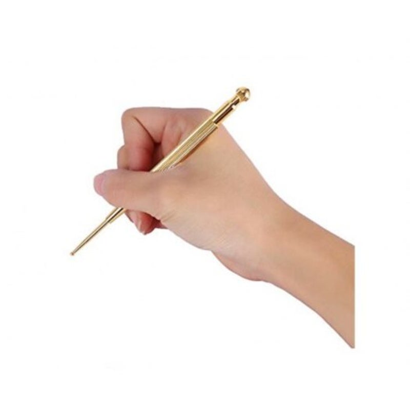 Brass Ear Probe Body Point Pen Needle Stimulator Care Massager