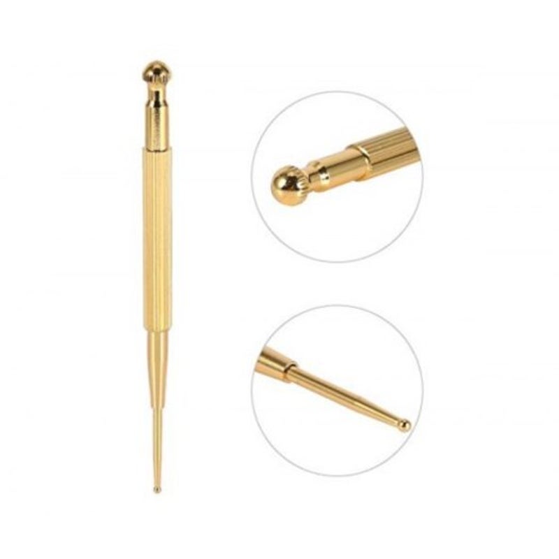 Brass Ear Probe Body Point Pen Needle Stimulator Care Massager