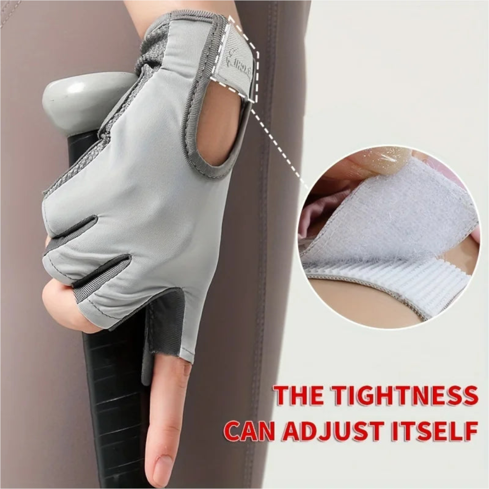 Breathable Half-Finger Fitness Gloves For Men And Women Performance With Our Durable Hand-Washable